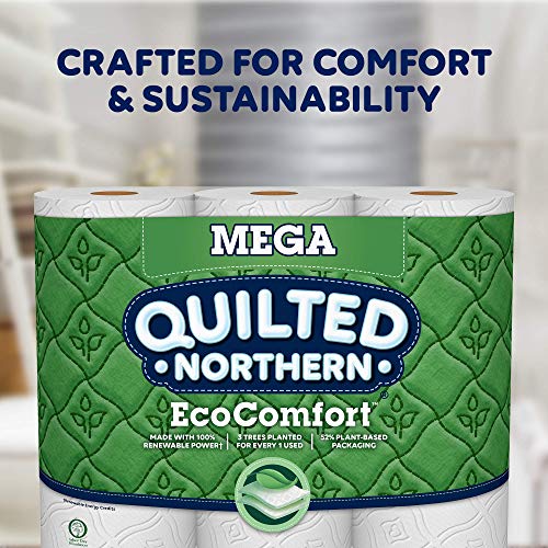 Quilted Northern Eco Comfort Toilet Paper, Mega Rolls, 6 Count of 308 Sheets Per Roll - Image 5