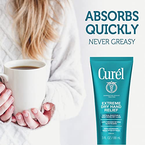 Curl Extreme Dry Hand Cream, Travel Size Lotion for Dryness Relief, Easily Absorbed Hand Cream for Long-Lasting Relief after Washing Hands, with Eucalyptus Extract, 3 Fl Oz (Pack of 3) - Image 12