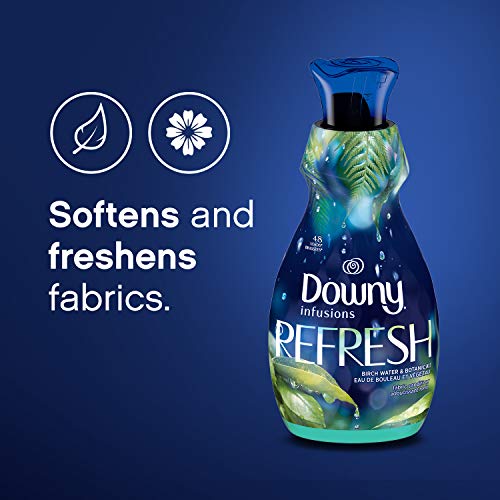 Downy Infusions Laundry Fabric Softener Liquid, Refresh, Birch Water & Botanicals, 56 Fl Oz - Image 4