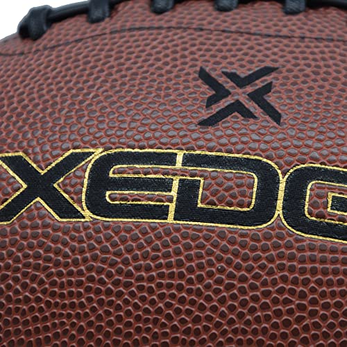 XEDGE Composite Leather Indoor/Outdoor Footballs for Training and Recreational Play Size 7(Youth) - Image 4